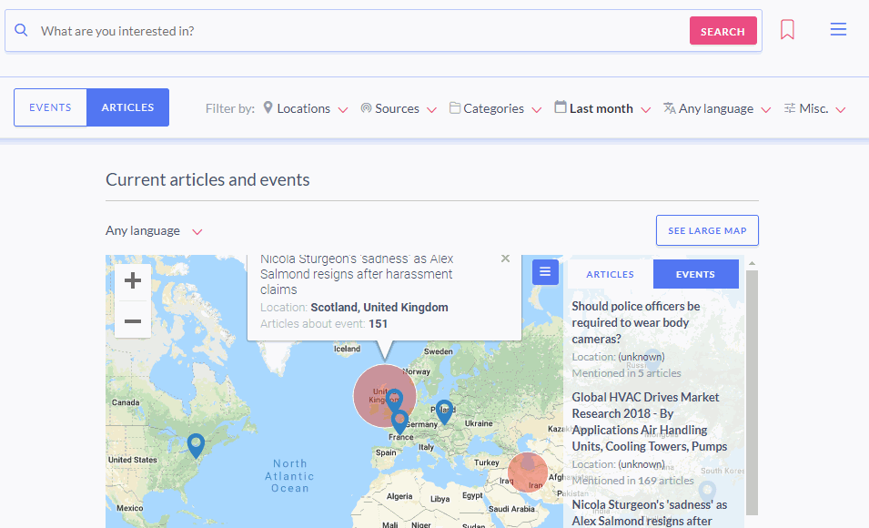 Saving and loading your common searches